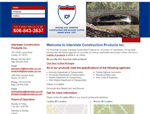 Tablet Screenshot of interstate-cp.com